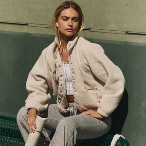 FP Movement by Free People Cream Ski & Snow Jacket